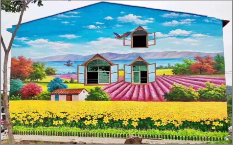 营山县乡村墙体彩绘